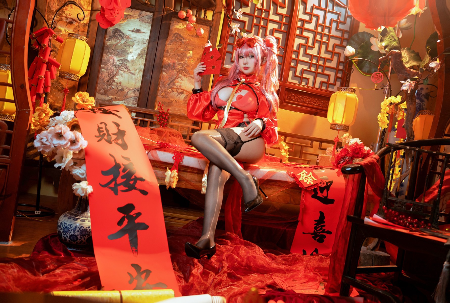 Cosplay 七七娜娜子 布莱默顿新春旗袍 Set.02 28