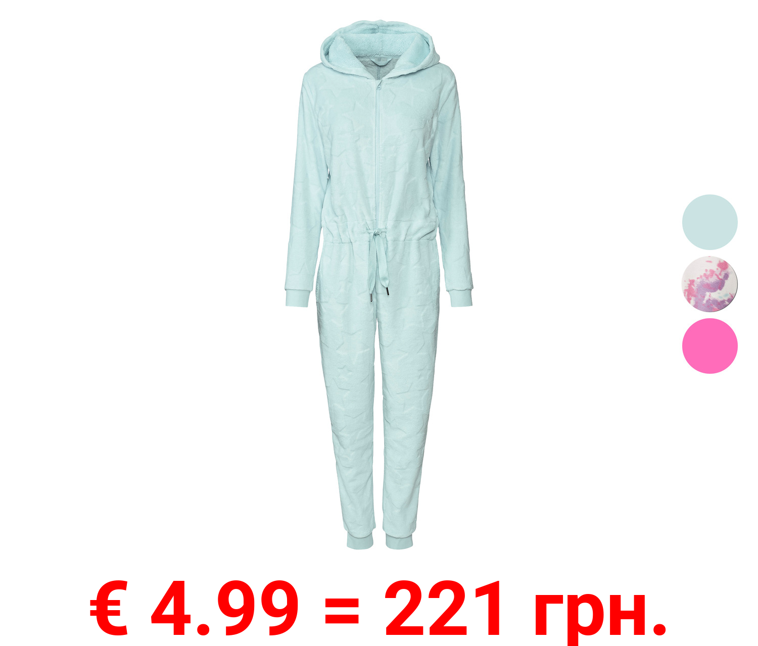 esmara® Damen Jumpsuit aus weicher, wärmender Plüsch-Qualität