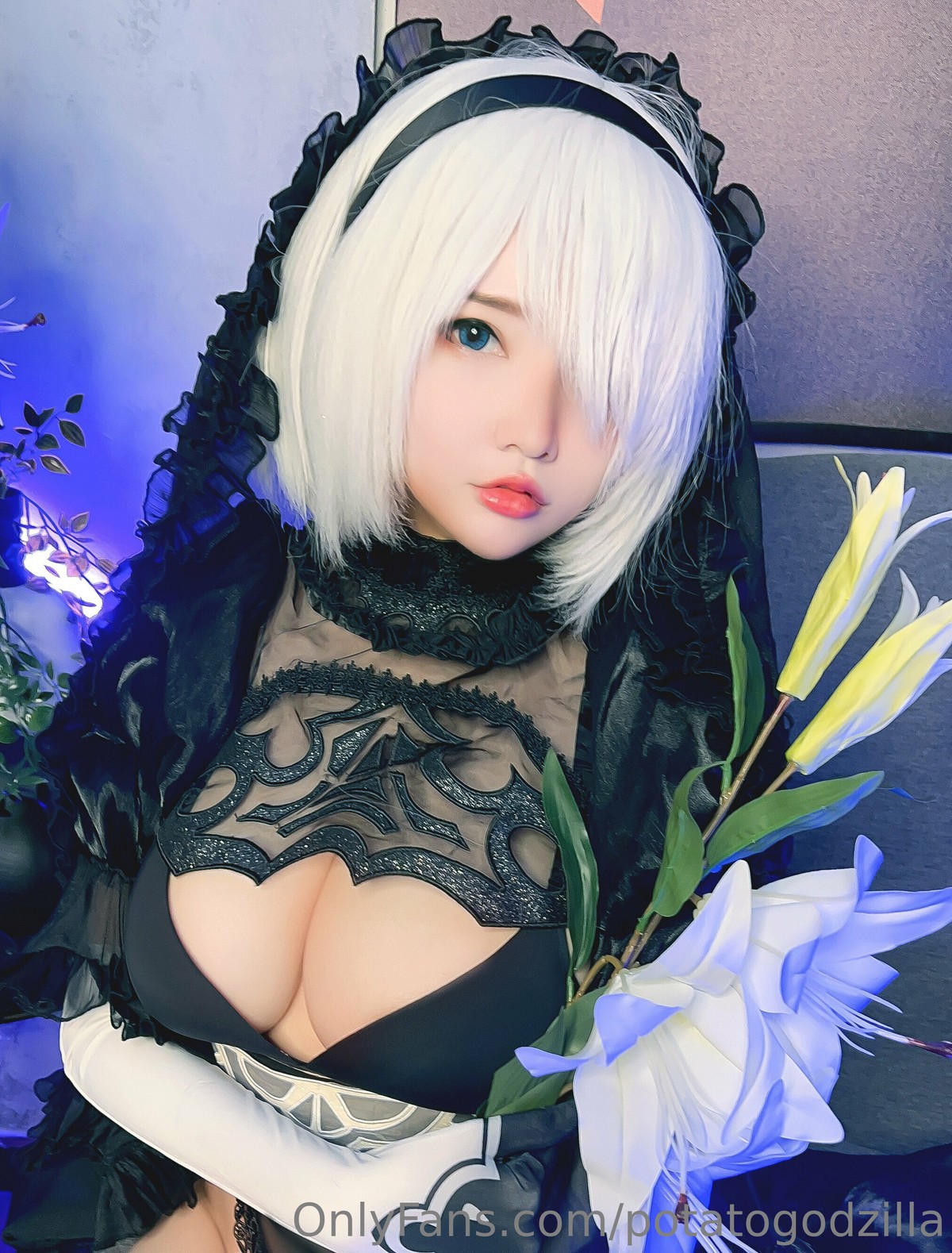 Cosplay Potato Godzilla 2B Bride 5