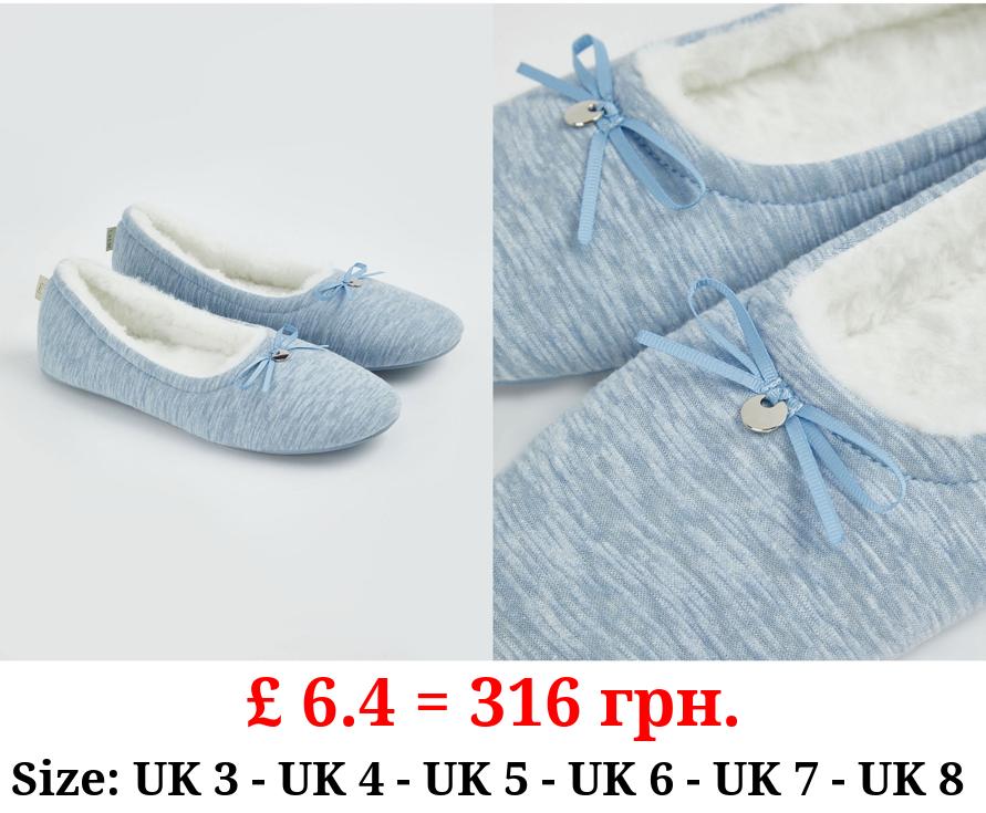 Light Blue Ballerina Slippers