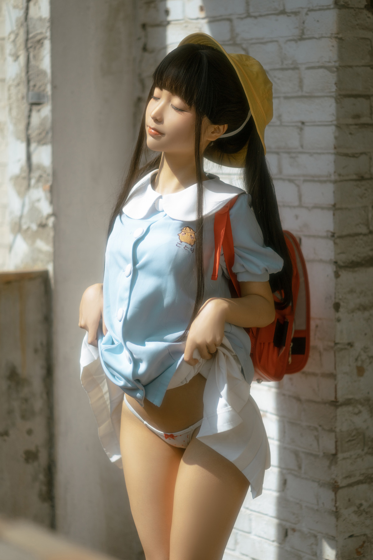 Cosplay 蠢沫沫 Chunmomo 小黄帽 绅士版 Set.02 12