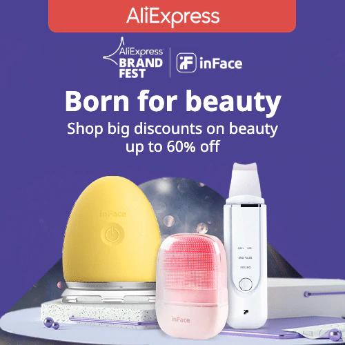 Brand Fest | inFace  Shop big discounts on beauty up to 60% off  Promotion Period: 16-08-2020 - 19-08-2020