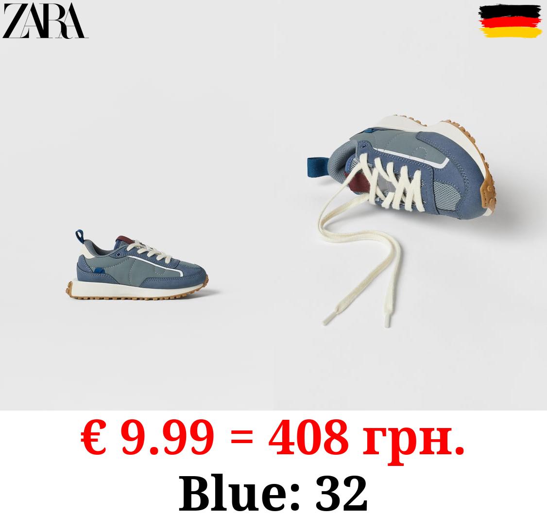 KIDS/ CONTRAST RUNNING SNEAKERS