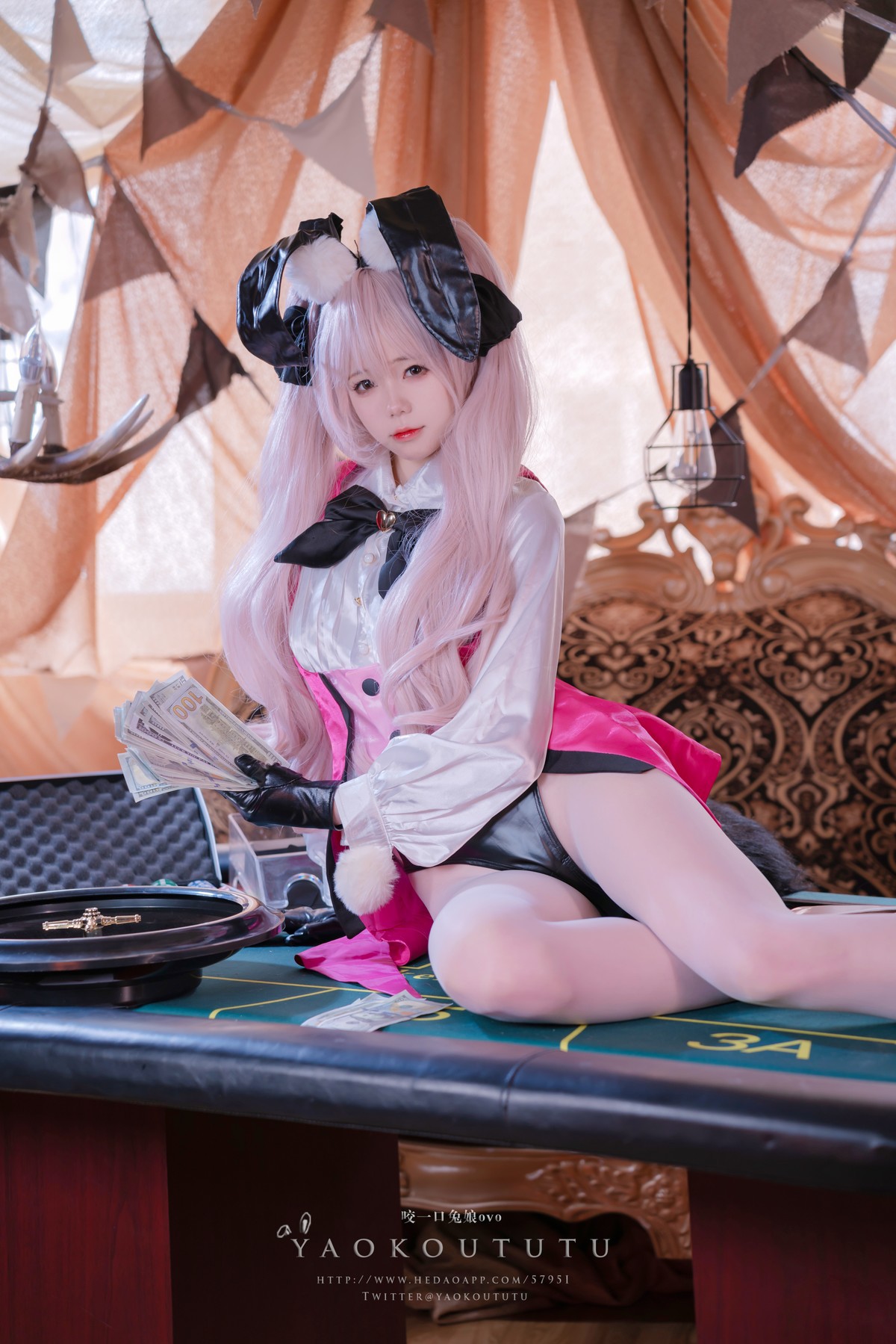 Cosplay 黏黏团子兔 六月订阅『高扬斯卡娅兔女郎』小剧场 9