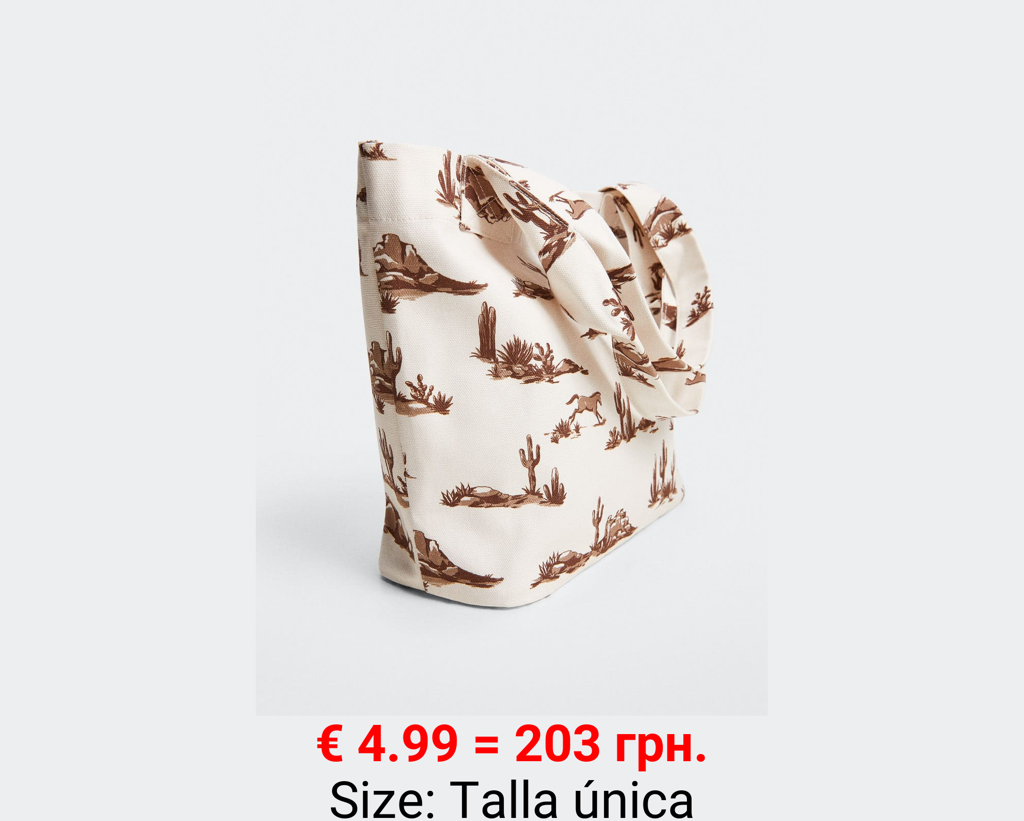 Bolso shopper estampado