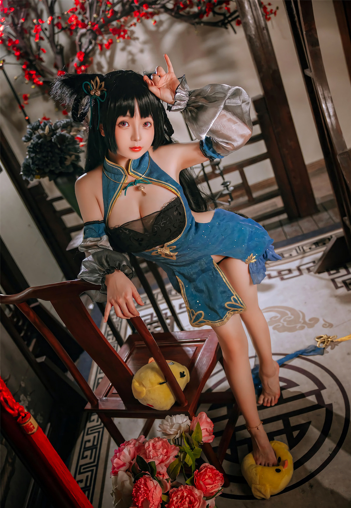 Cosplay Rinaijiao日奈娇 碧蓝航线 大潮旗袍 12