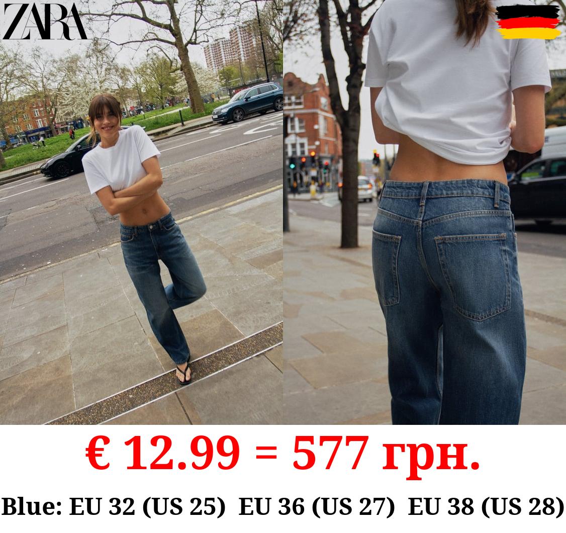 MID-RISE TAILORED BALLOON JEANS