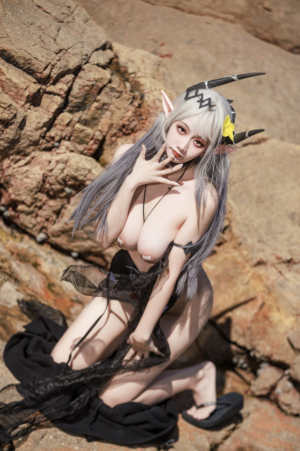 Cosplay 阿雪雪 泥岩泳装 Mud Rock Swimsuit 4