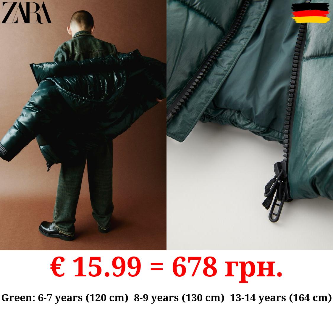 RIPSTOP WATER-REPELLENT PUFFER JACKET