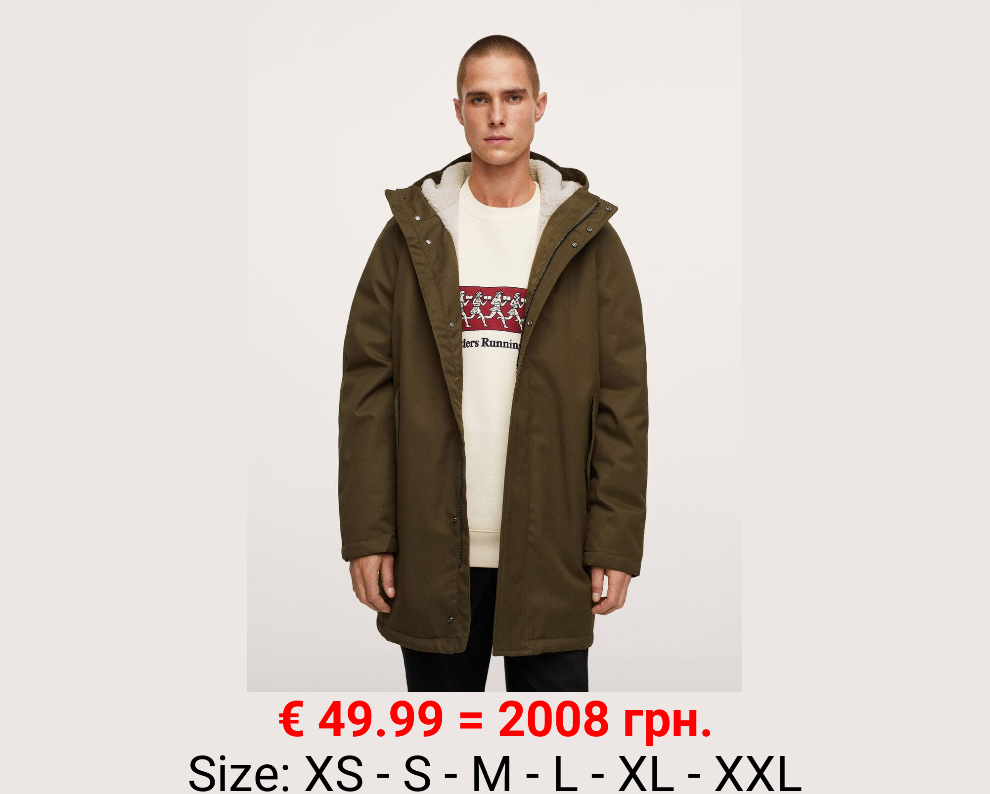 Parka acolchada capucha