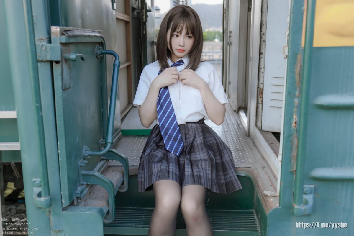 Nyako喵子 - 火车JK [80P+1V] 77