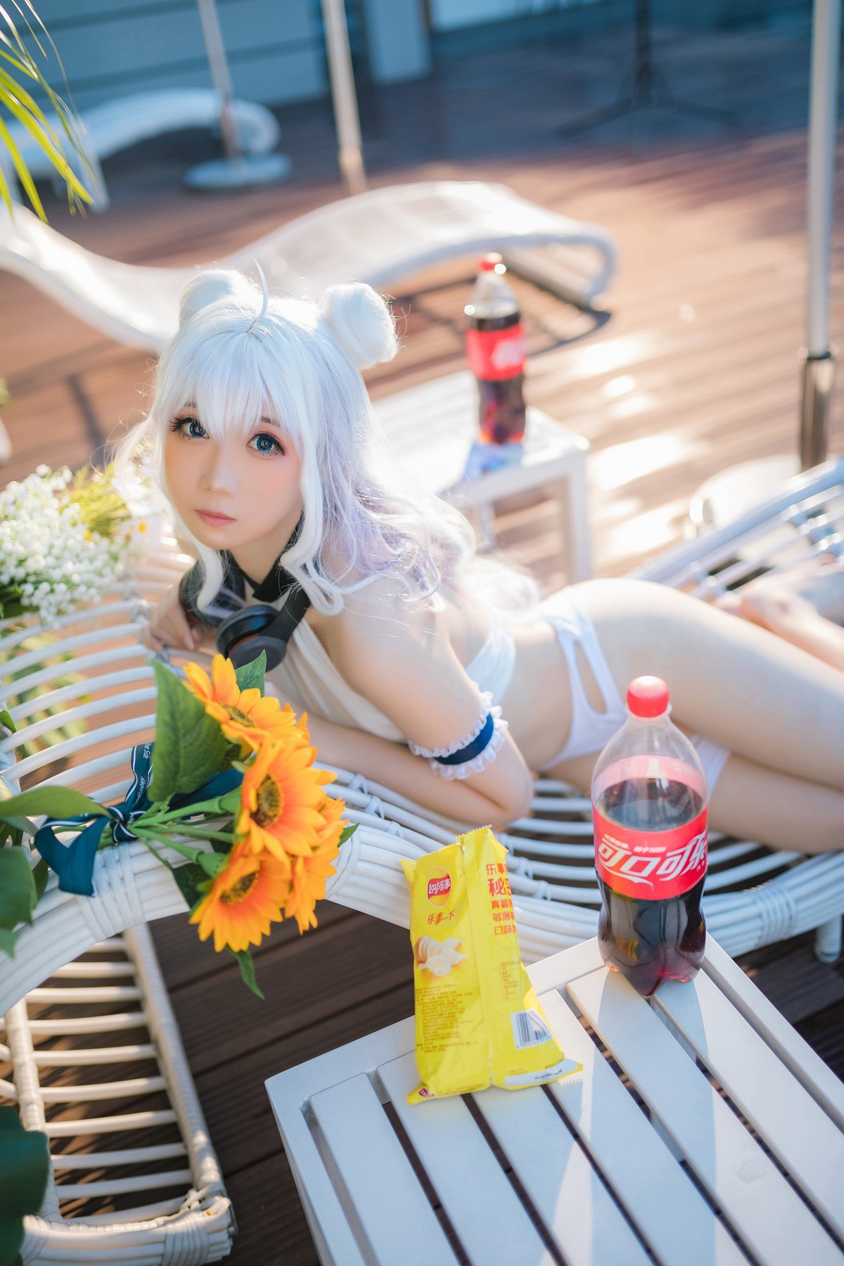 Cosplay 焖焖碳 恶毒泳衣 Vicious Swimsuit 37