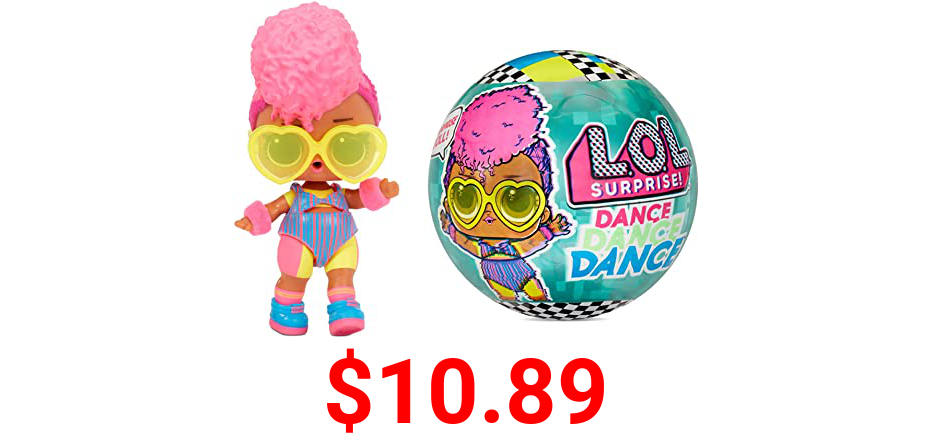 LOL Surprise Dance Dance Dance Dolls with 8 Surprises Including Doll Dance Floor That Spins, Dance Move Card and Accessories - Great Gift for Girls Age 4-7