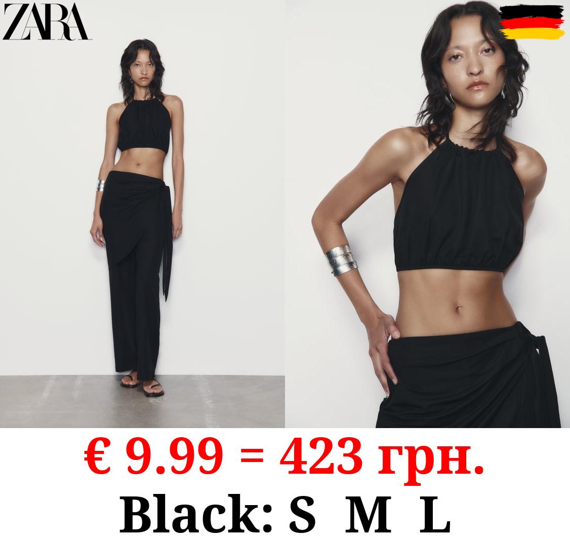 WRAP TROUSERS WITH TIES