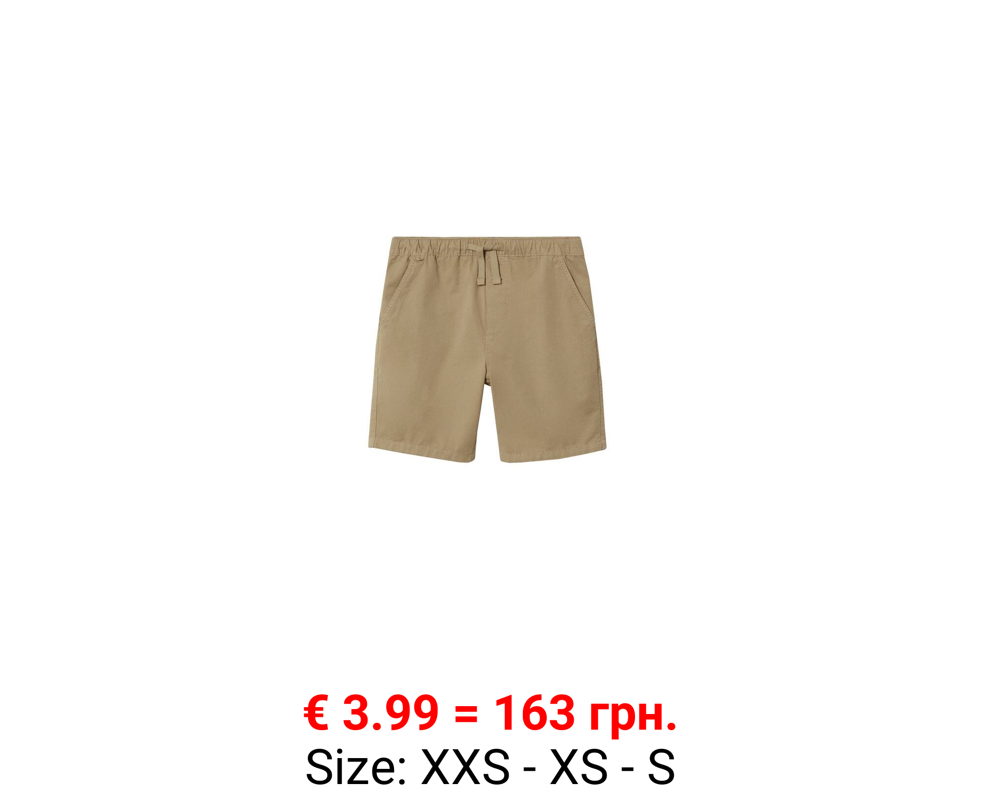 Bermudas algodón cintura elástica