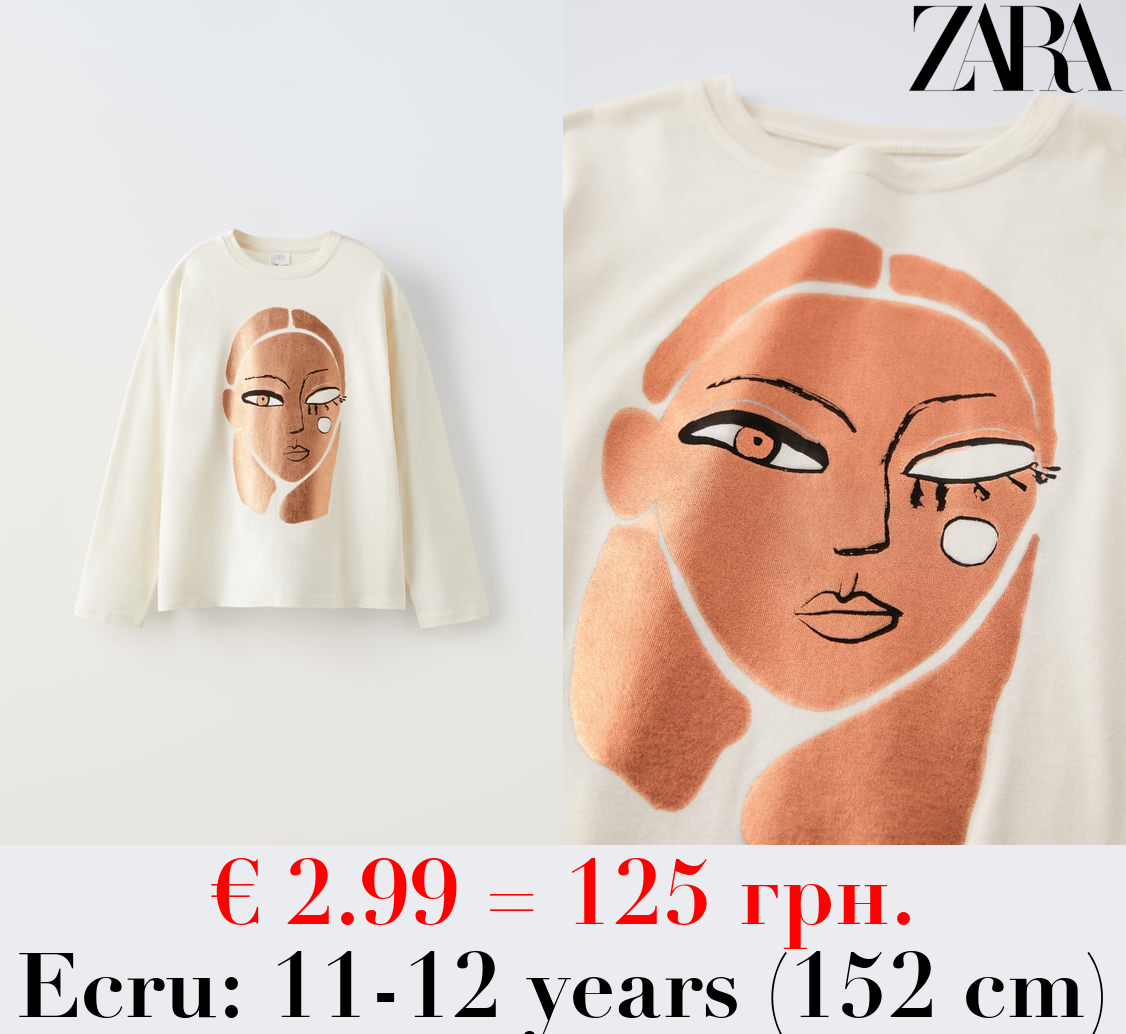 RHINESTONE FACE T-SHIRT