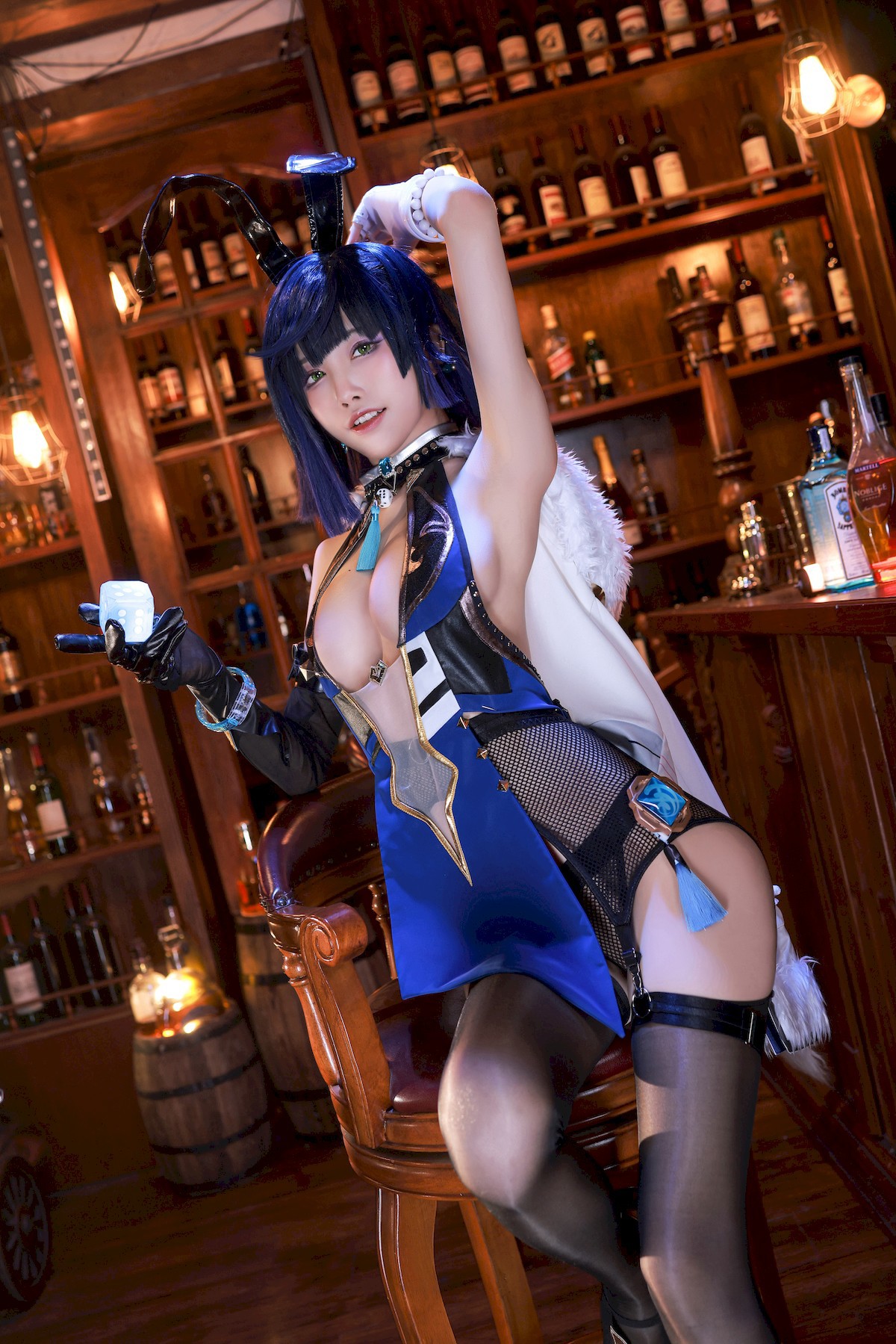 水淼aqua Cosplay 夜兰 Yelan Vol.02 4