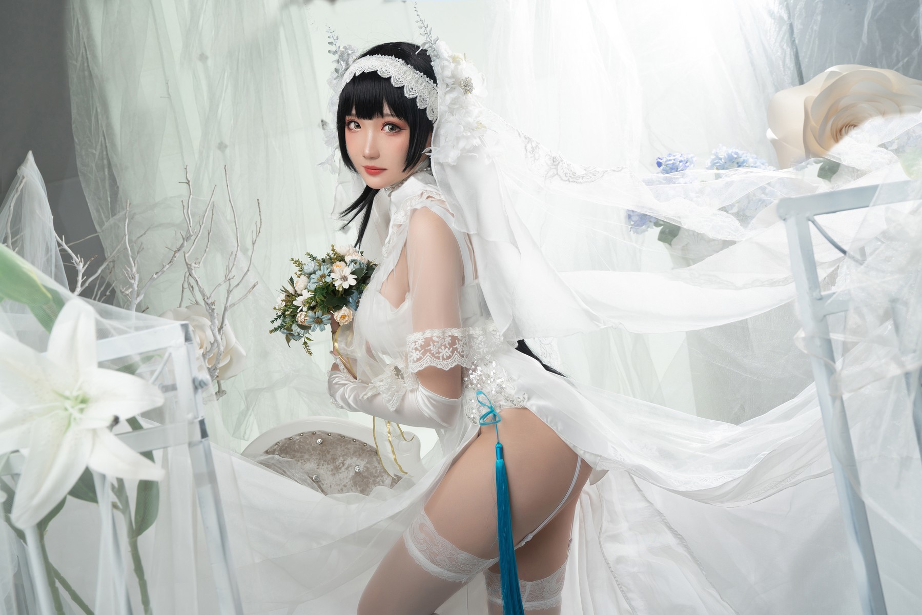 瓜希酱 Cosplay 95式花嫁 17