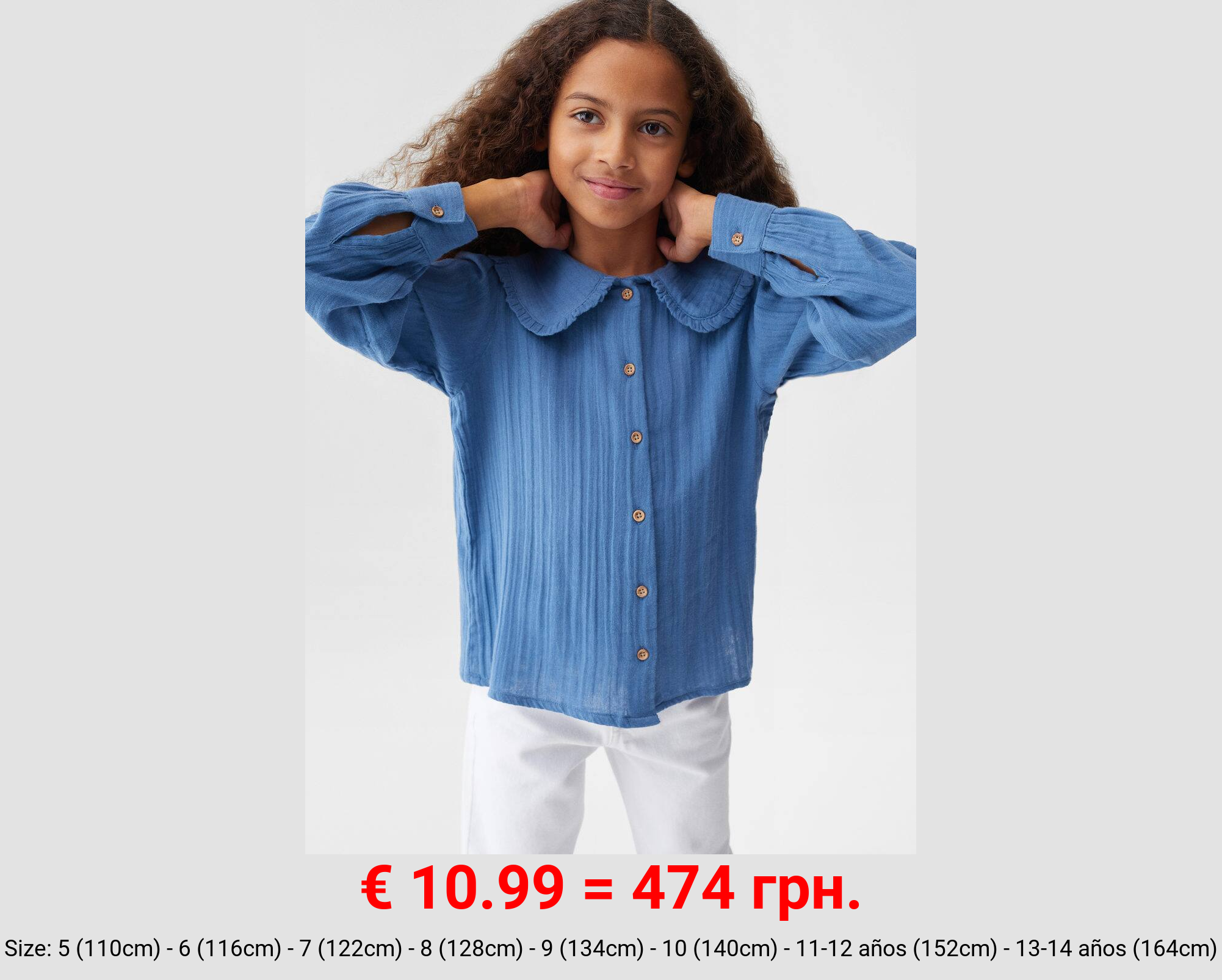 Camisa cuello babydoll