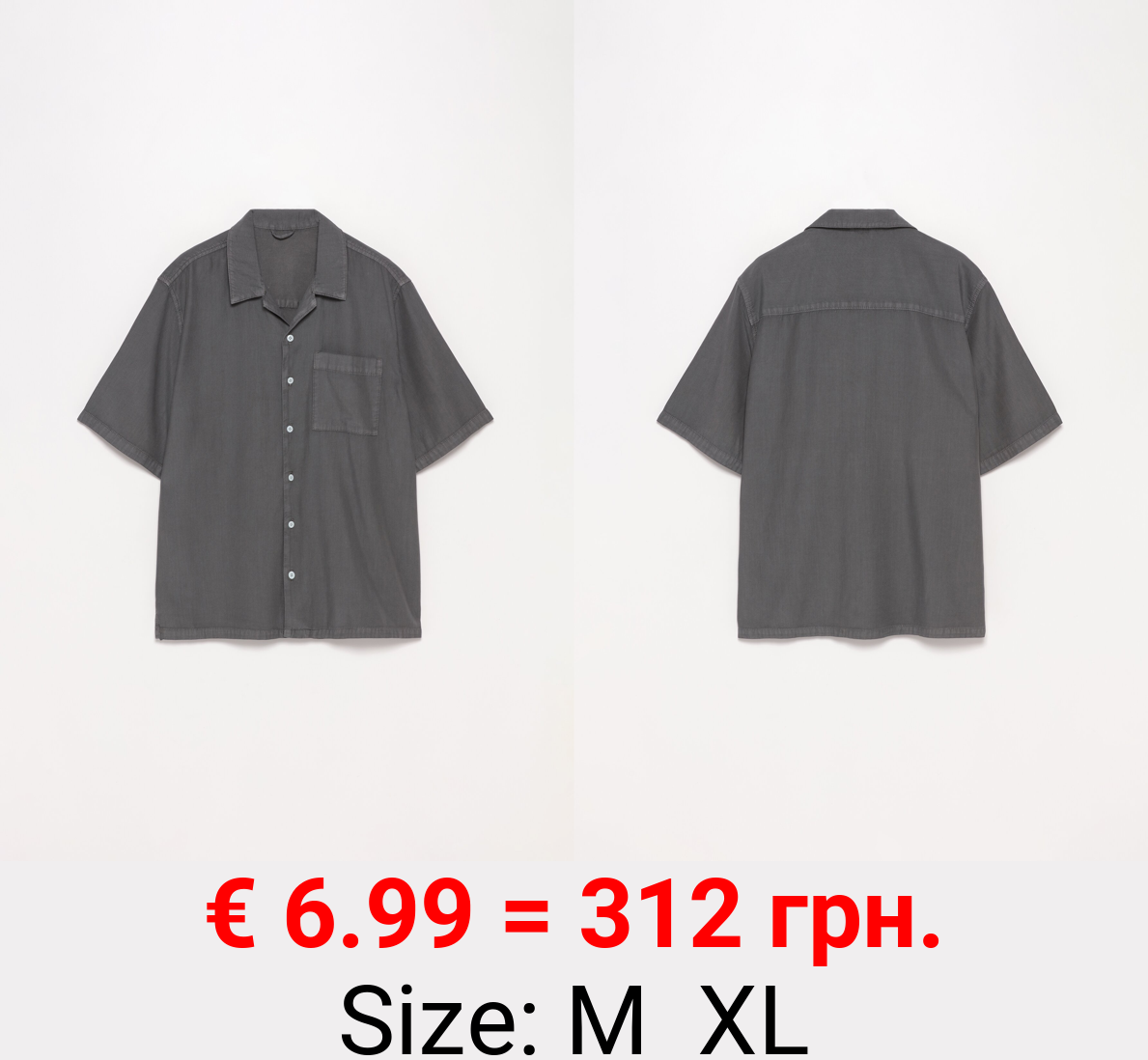 Lightweight denim shirt