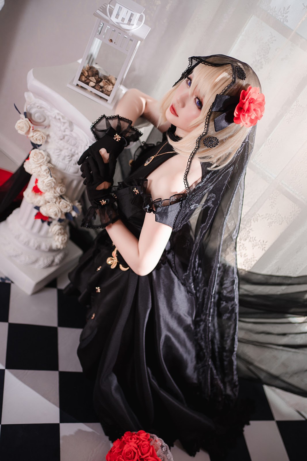 Cosplay 星之迟迟Hoshilily Z23婚纱 9