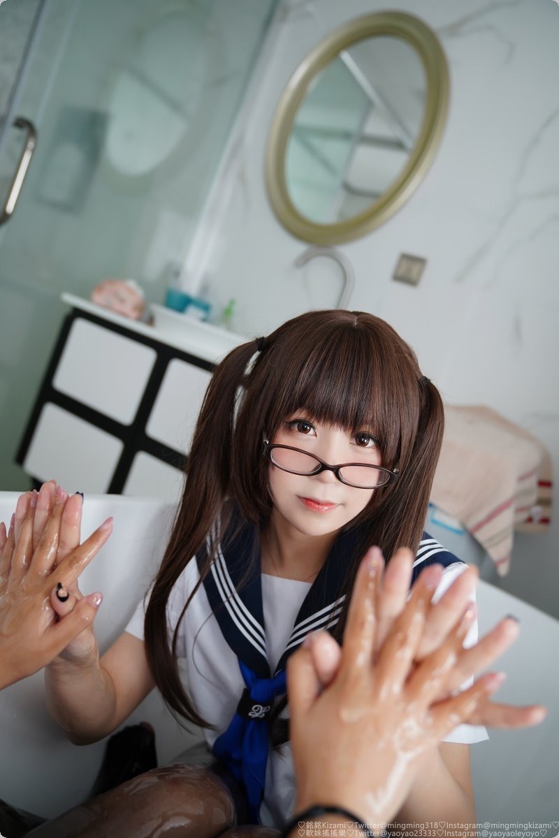 [Cos]銘銘Kizami - 黑絲JK制服 [109P] 46