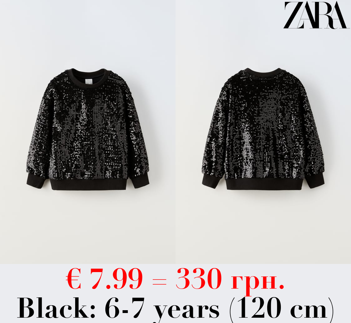 SEQUINNED SWEATSHIRT