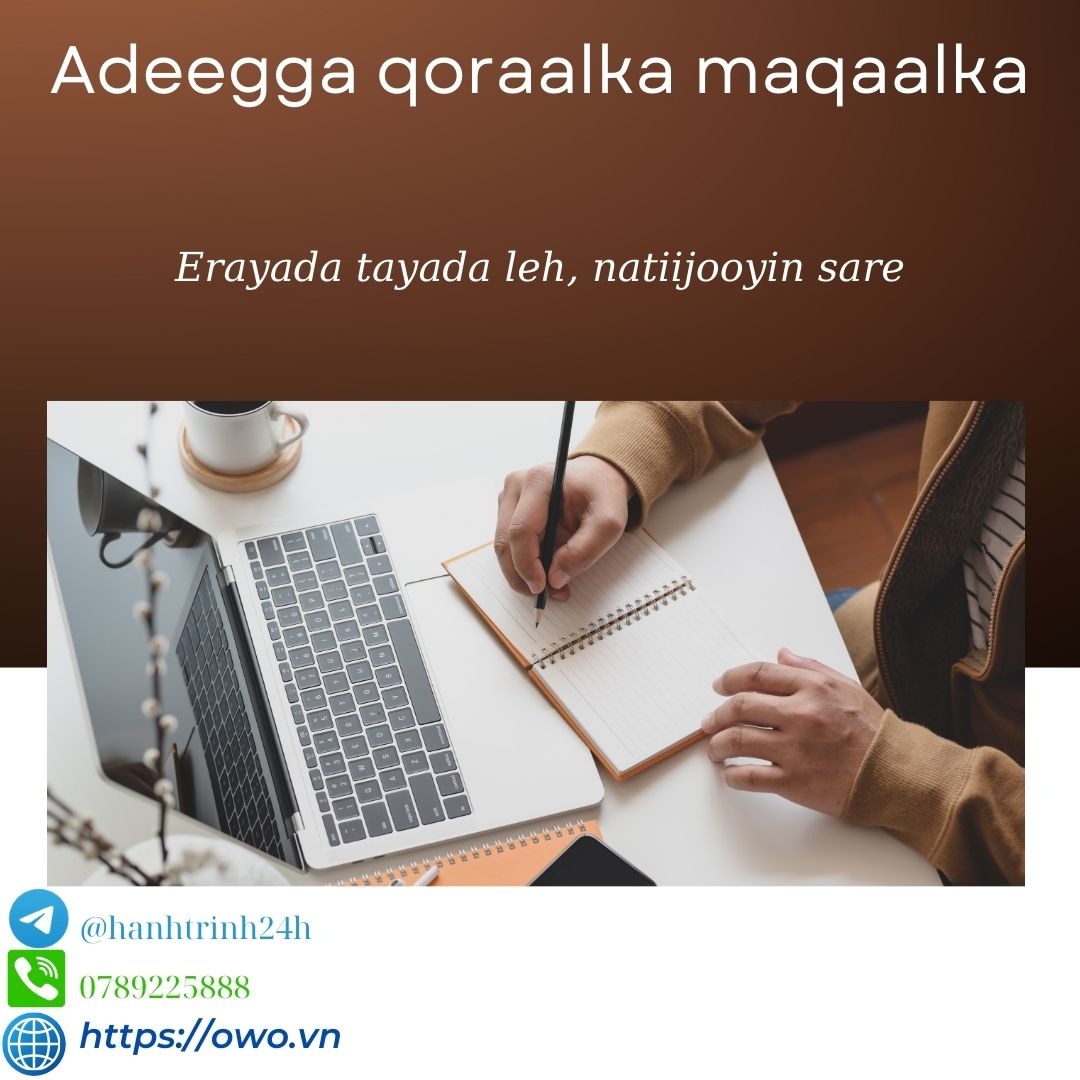 Adeegga qoraalka maqaalka: Adeegga qoraalka maqaalka wuxuu kuu ogolaanayaa inaad si fudud u qorto fikradahaaga, adigoo gaadhaya dad badan oo ka mid ah bulshadaada iyo kordhinta saameynta fikradahaaga.
