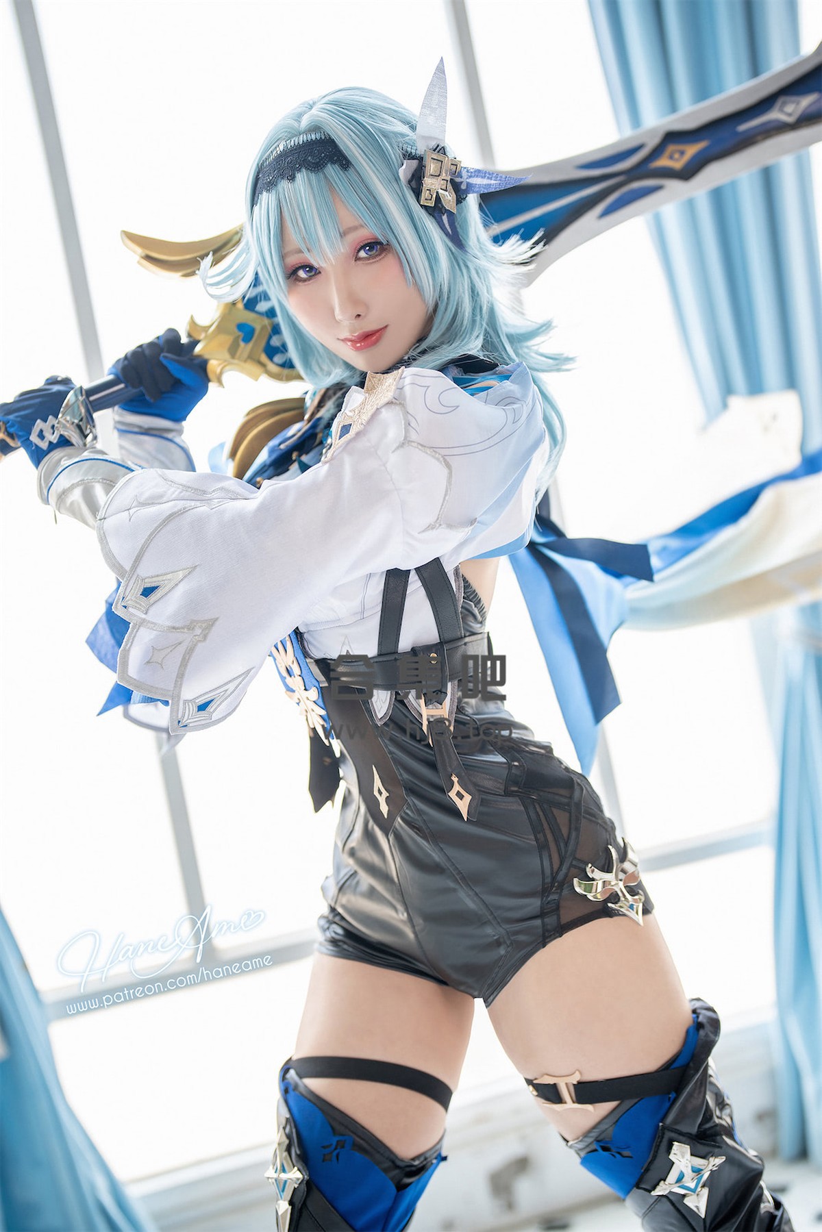 雨波HaneAme Cosplay Eula Lawrence Genshin Impact 10