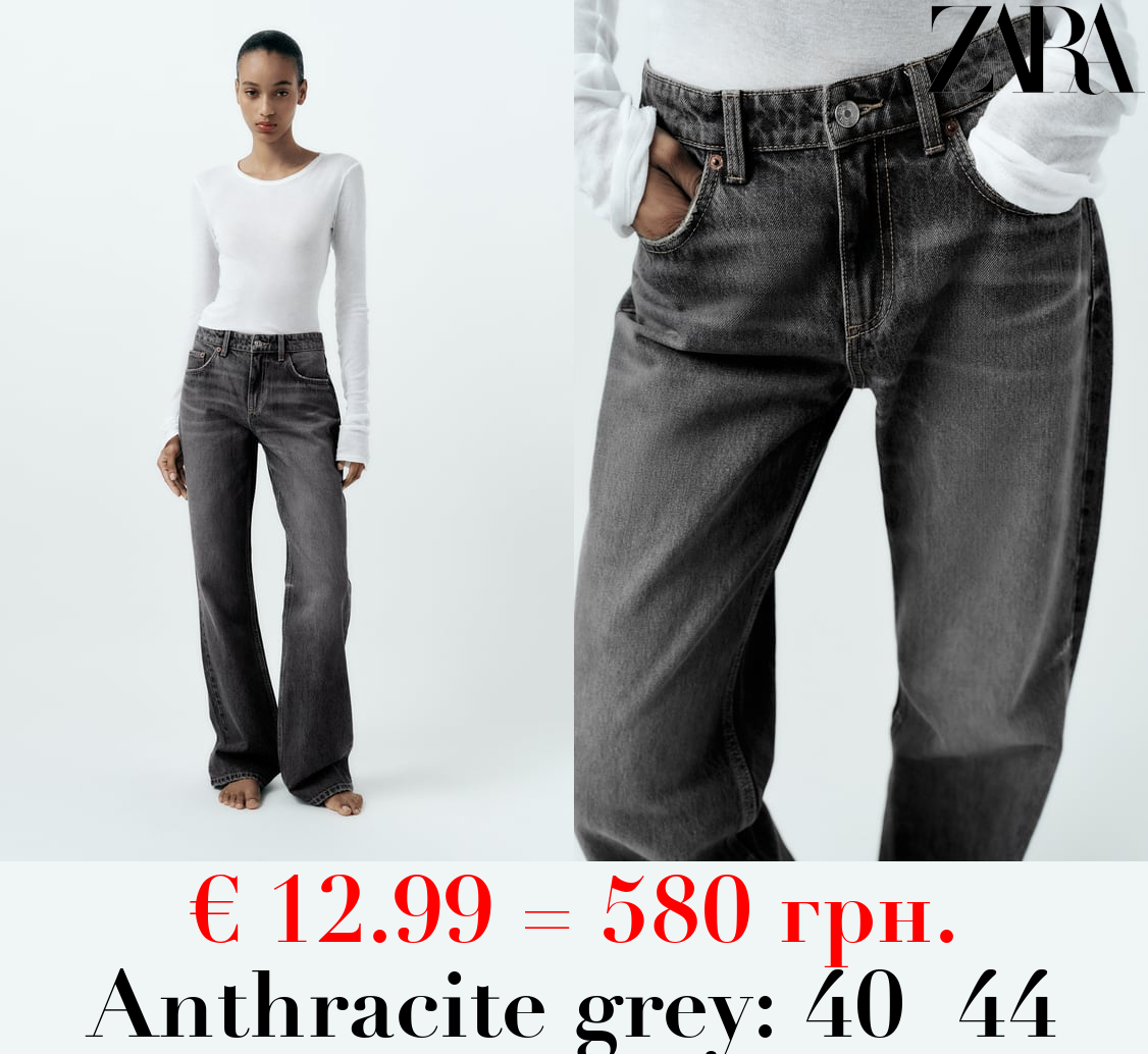 TRF STRAIGHT LOW-RISE JEANS