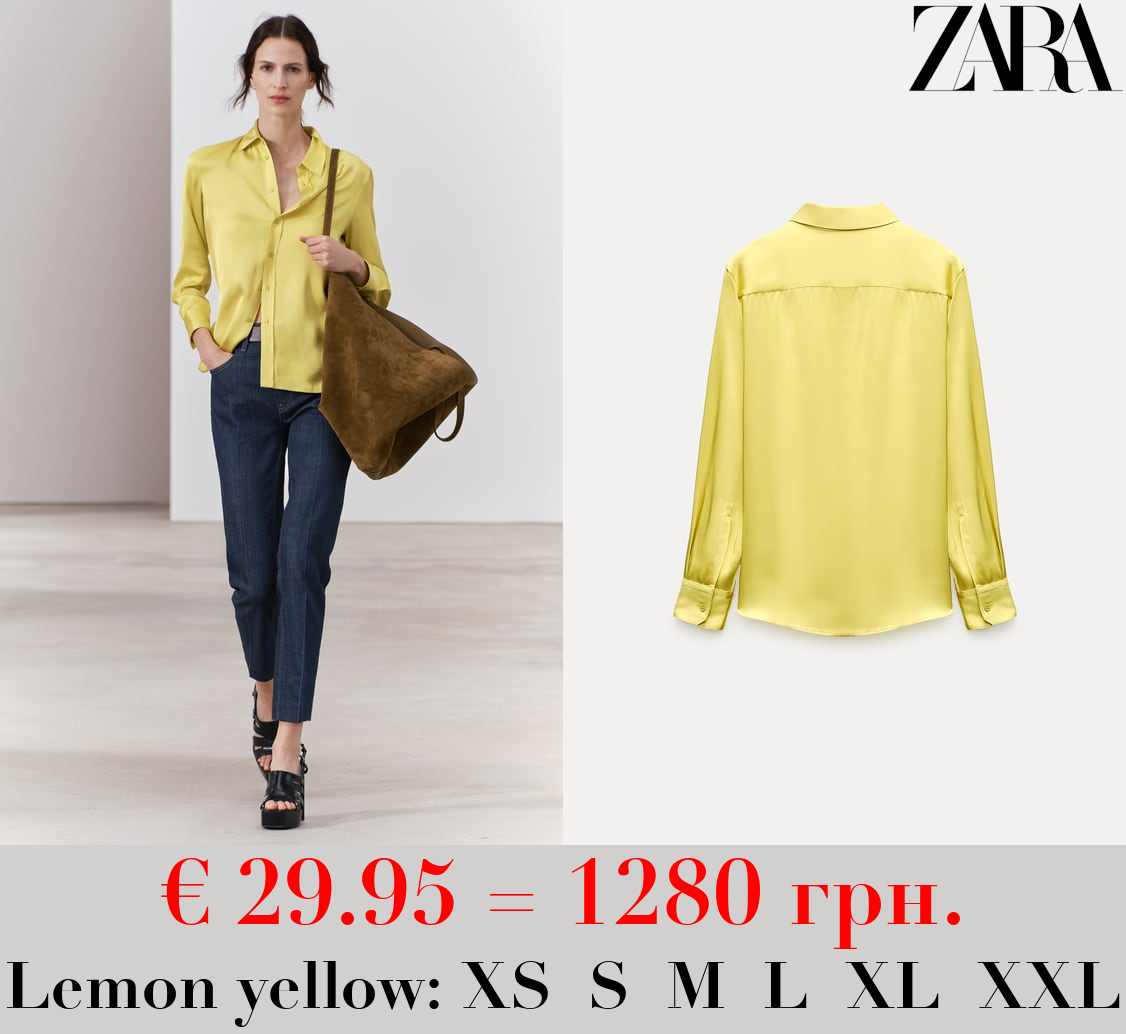 ZW COLLECTION SLIM FIT VISCOSE SHIRT