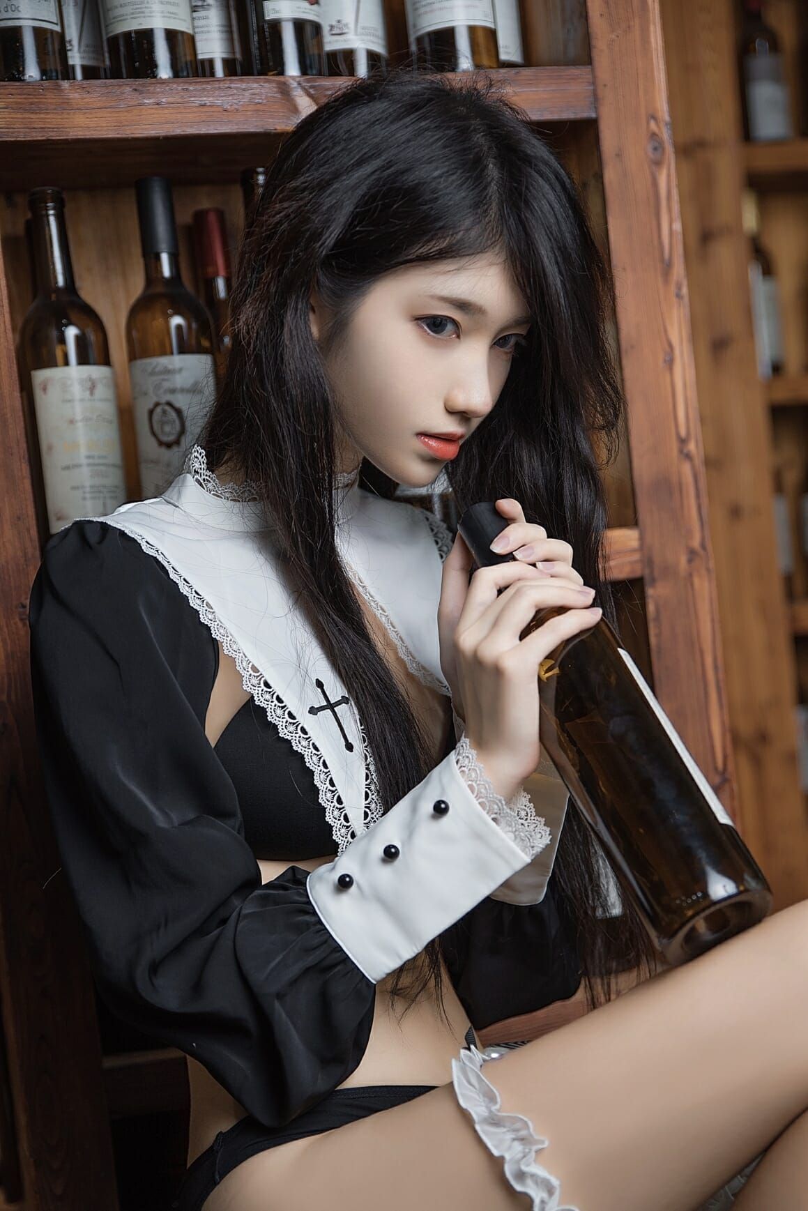 南桃Momoko-黑修女、黑丝精灵[72P] 16