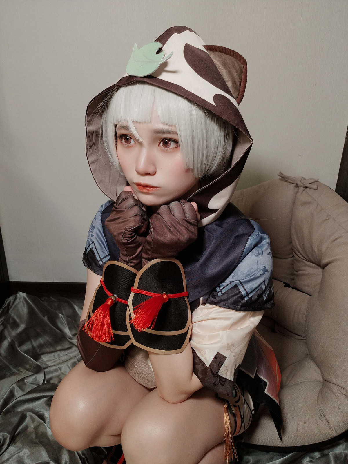 齋齋いつき Itsukichan  Cosplay 早柚 Sayu (Genshin Impact 原神) 24