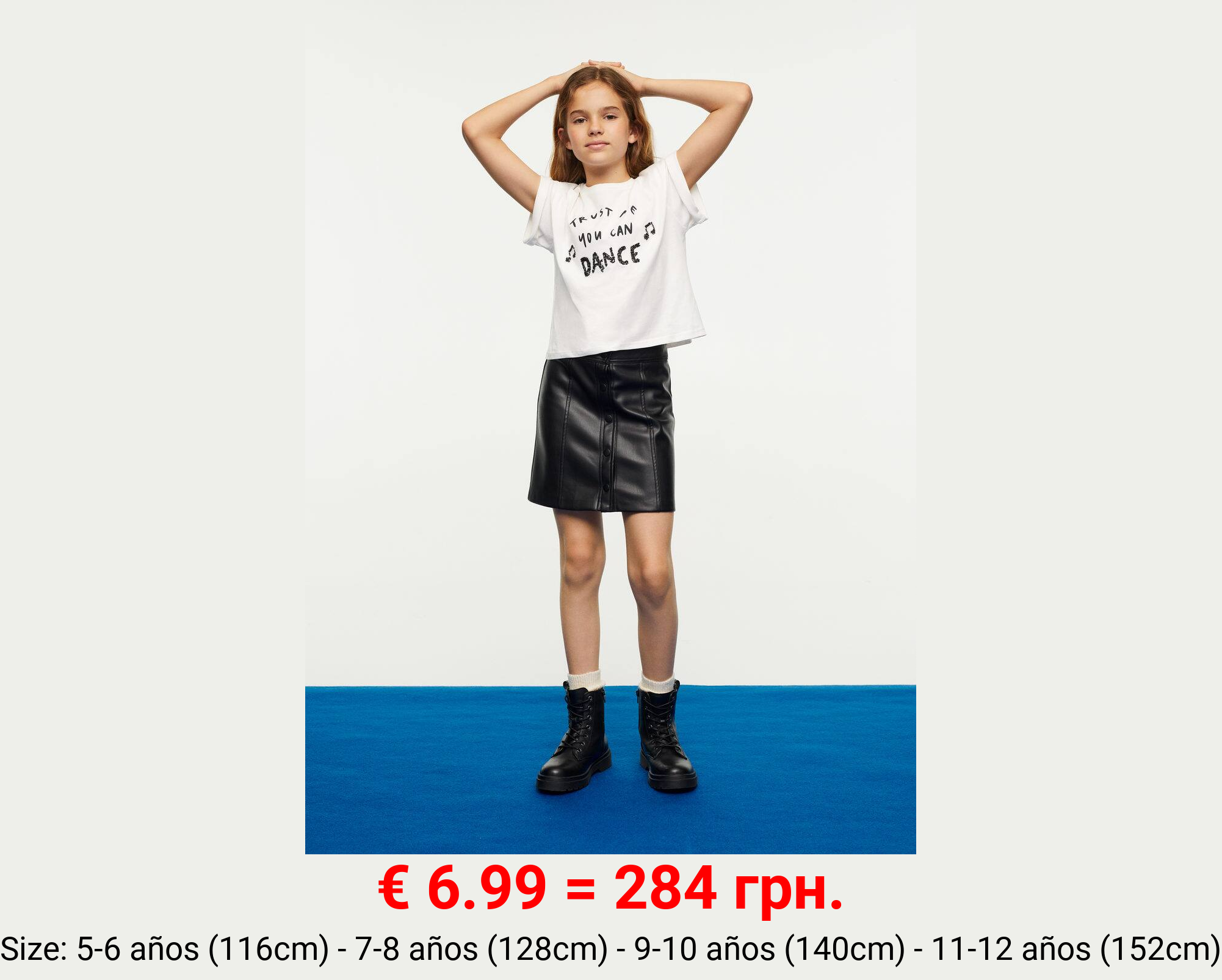 Camiseta estampada abalorios