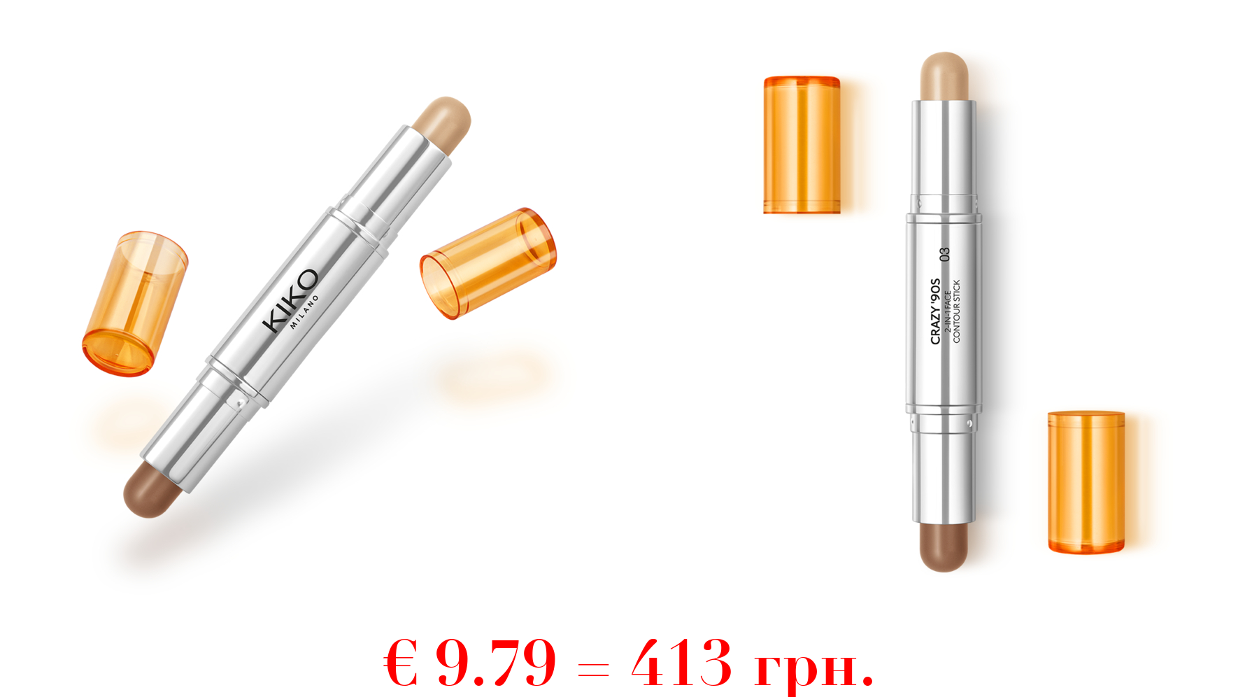crazy '90s 2-in-1 face contour stick