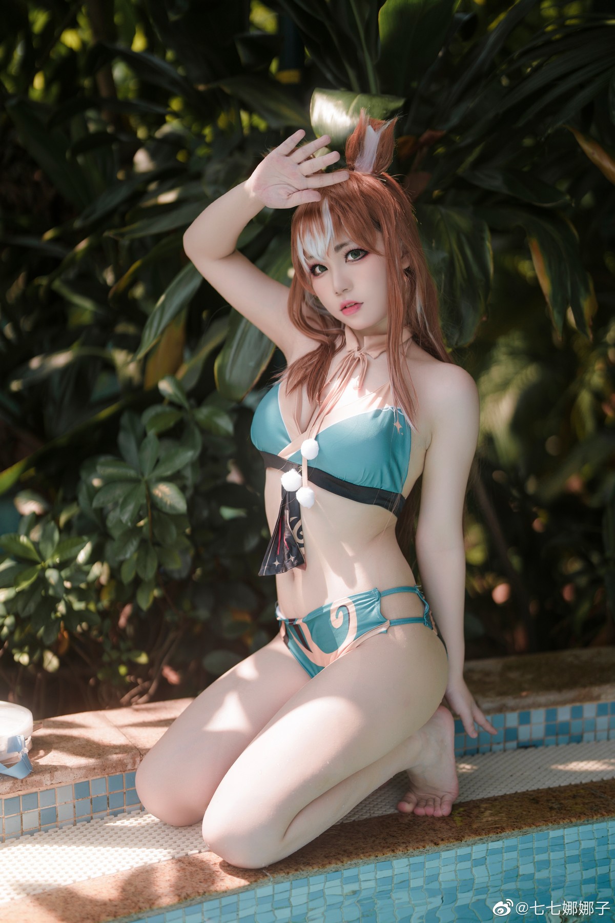 七七娜娜子 Cosplay 希娜吧 ​​​Swimsuit Ver 25