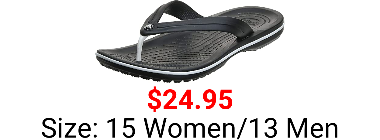 Crocs Men's and Women's Crocband Flip Flops | Adult Sandals