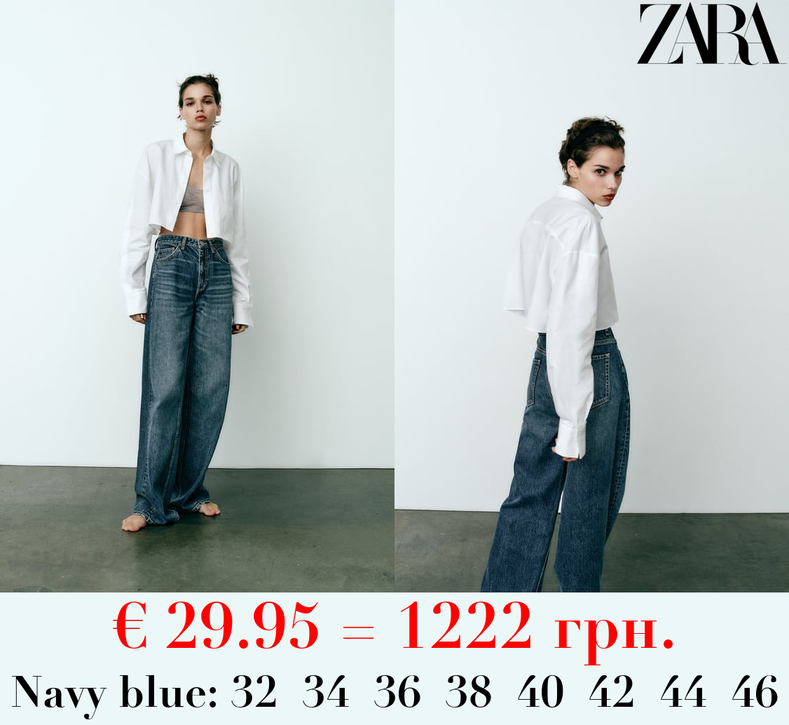 TRF WIDE-LEG MID-RISE FULL LENGTH JEANS