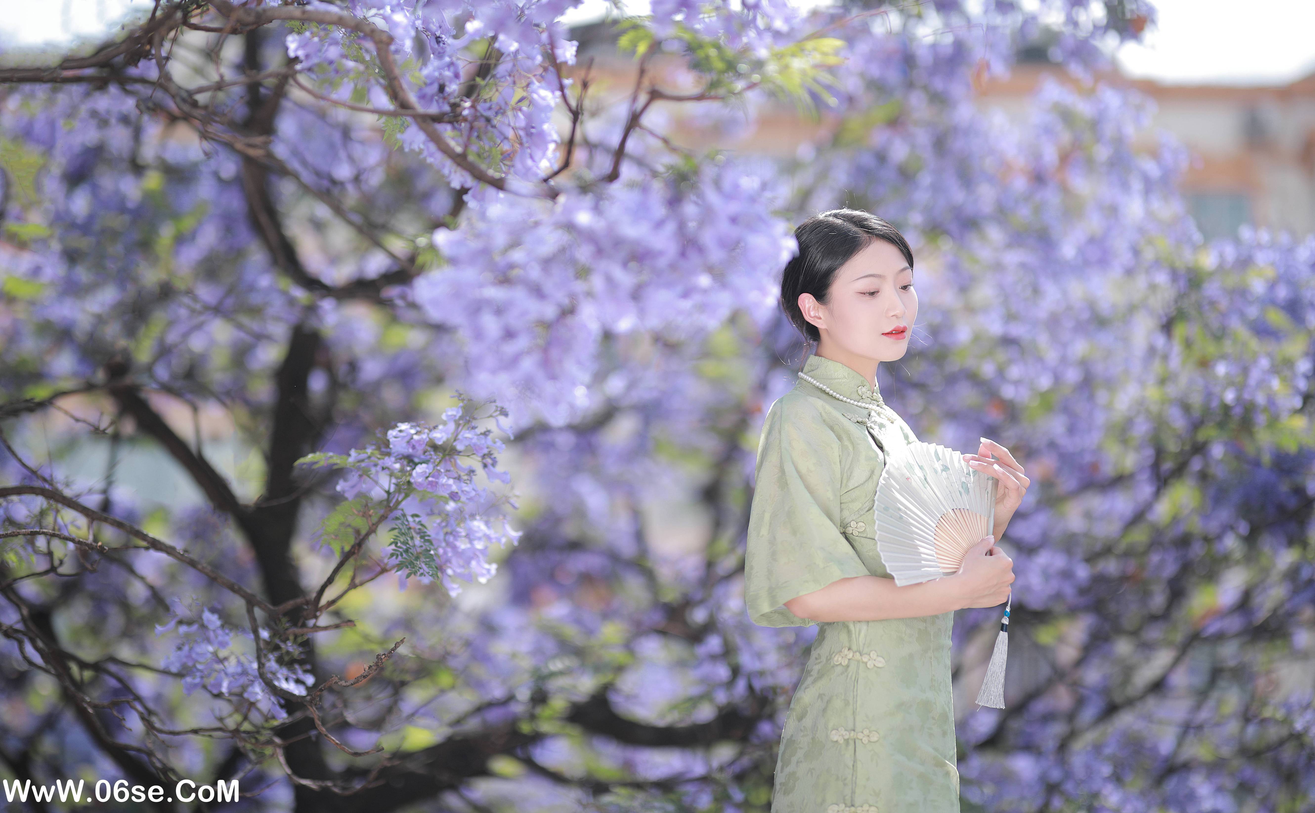 图片[4]-[YITUYU艺图语]2022.06.20 蓝花楹 nya酱的铃铛铛[24P-426.82MB]-六色网