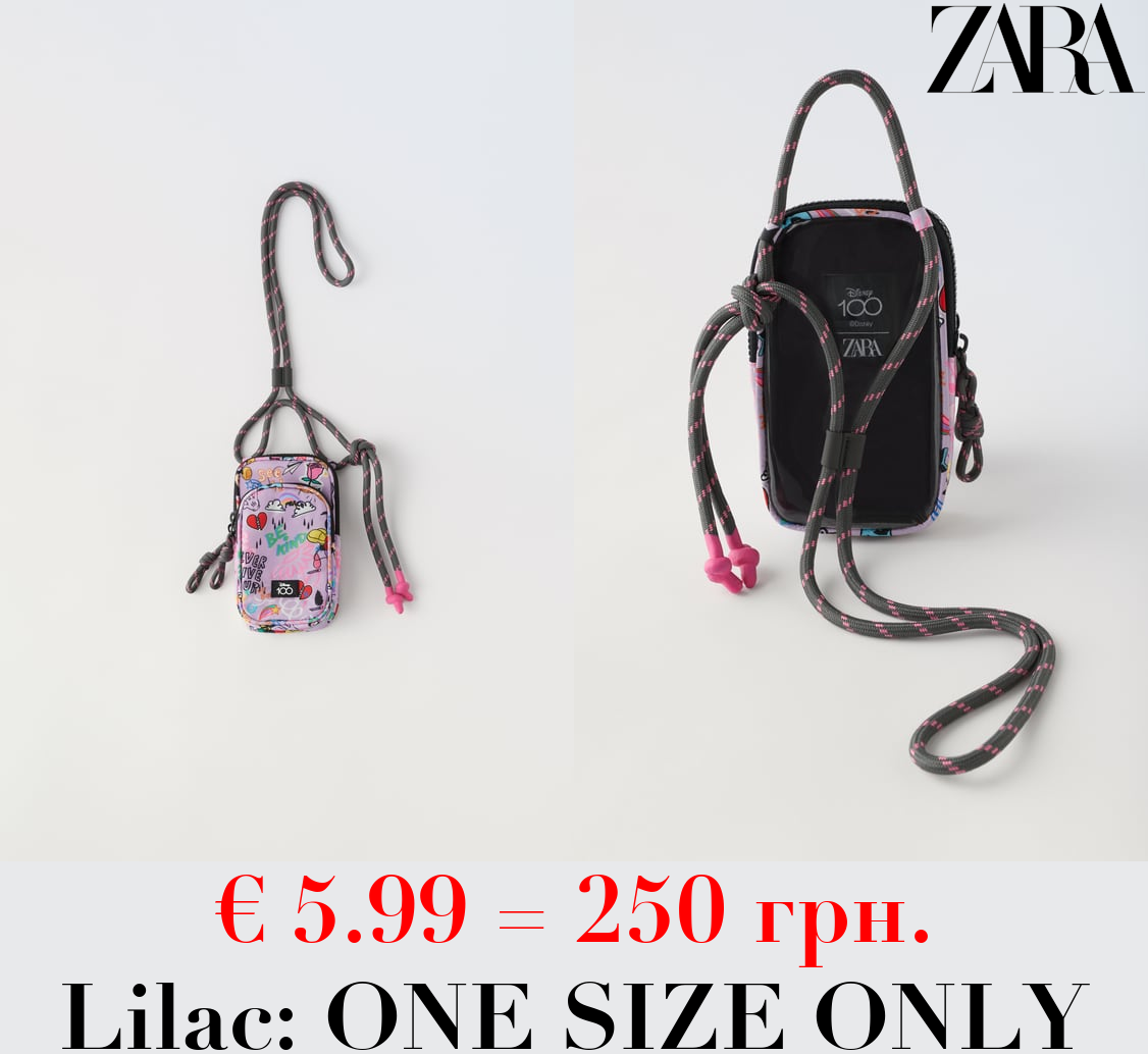 MICKEY MOUSE © DISNEY 100TH ANNIVERSARY GRAFITTI MOBILE PHONE BAG