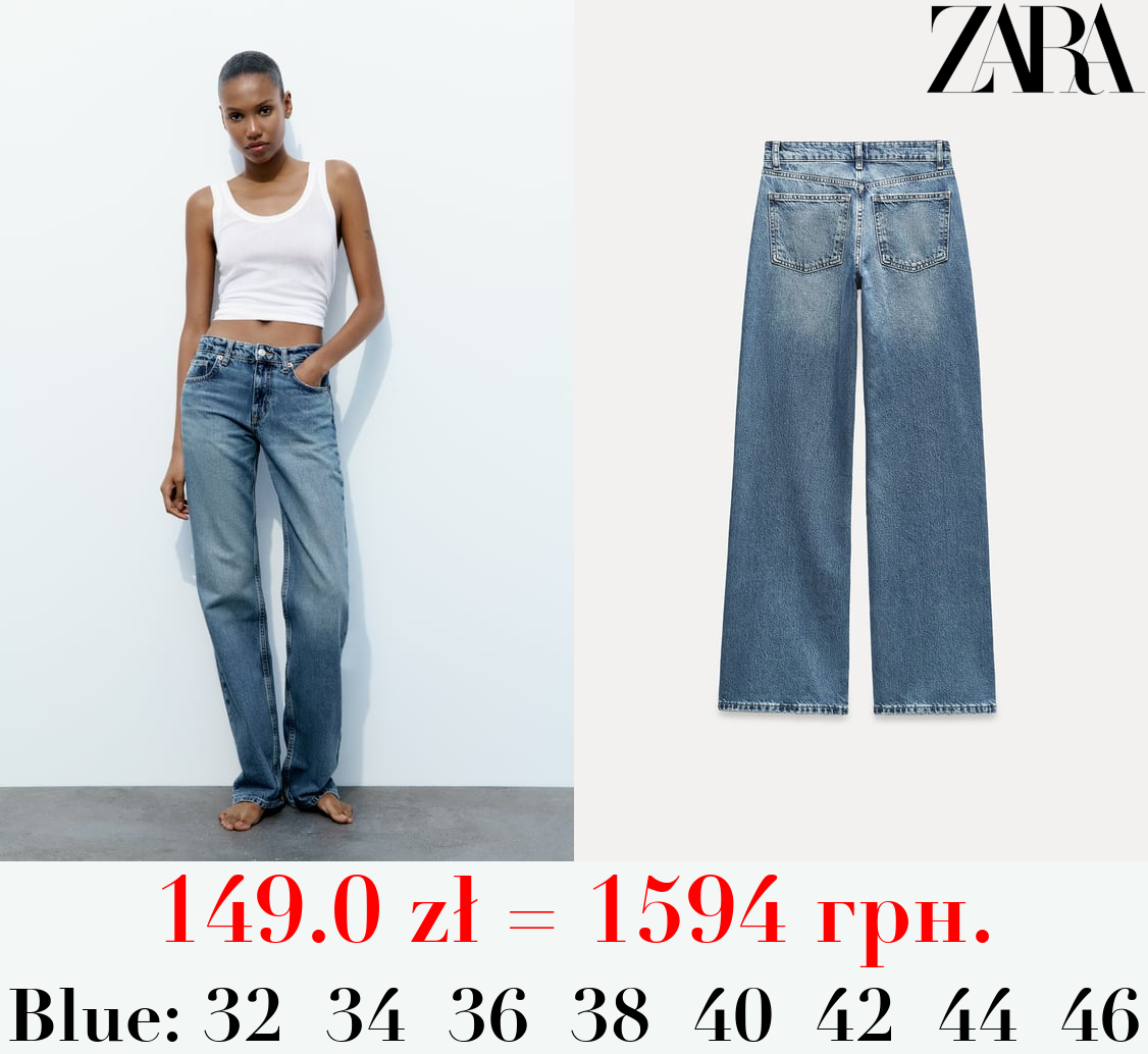 TRF WIDE-LEG MID-RISE FULL LENGTH JEANS