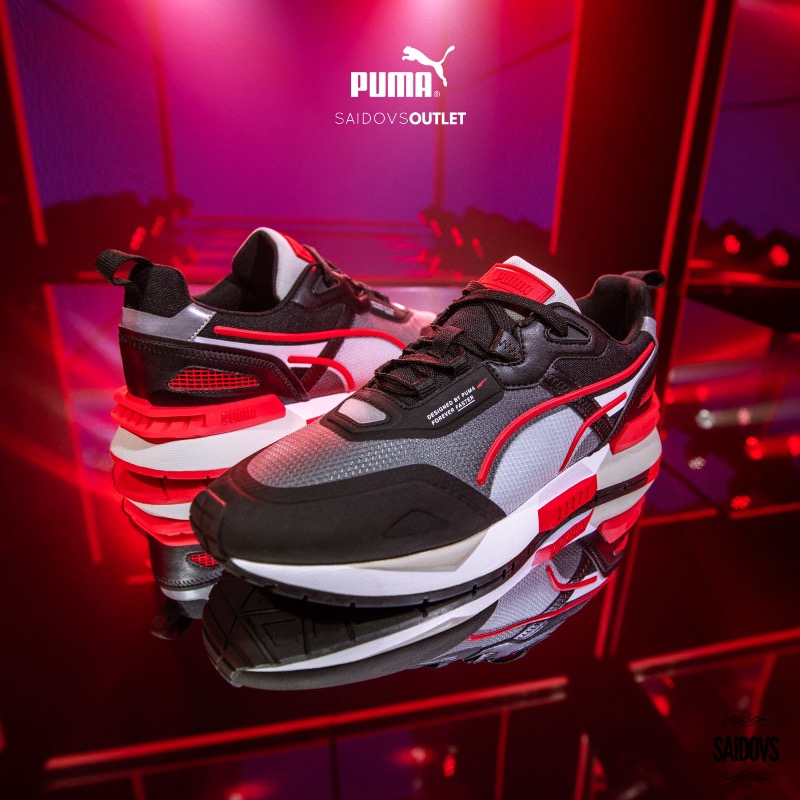 puma mirage tech red