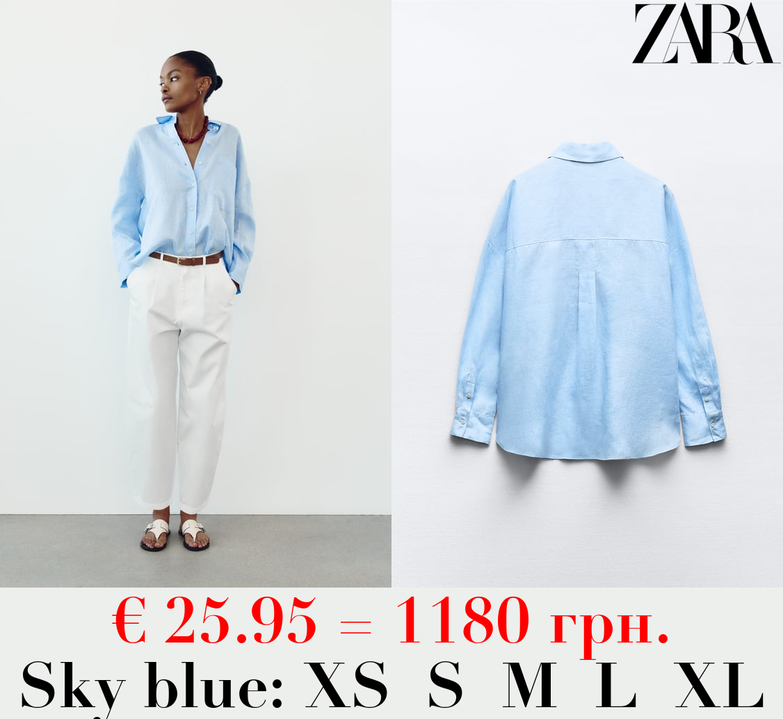 100% LINEN BASIC SHIRT