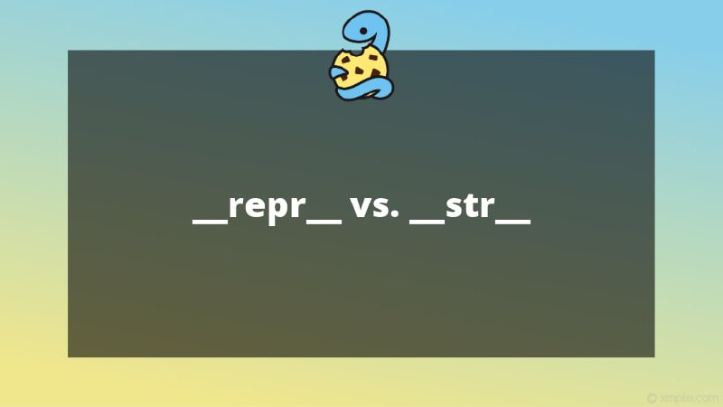 Функция repr. Разница между Str и repr Python.