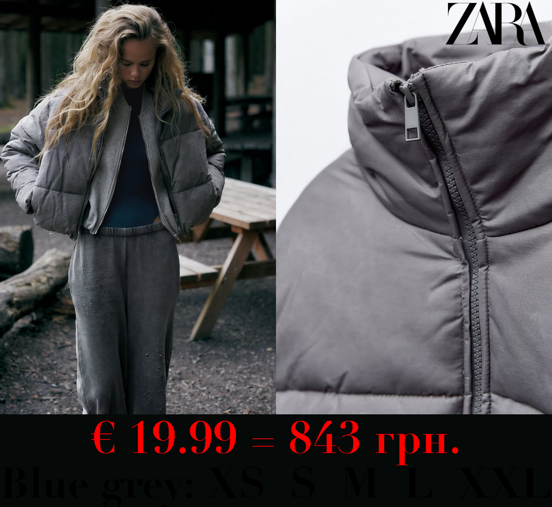 FADED-EFFECT PUFFER ANORAK