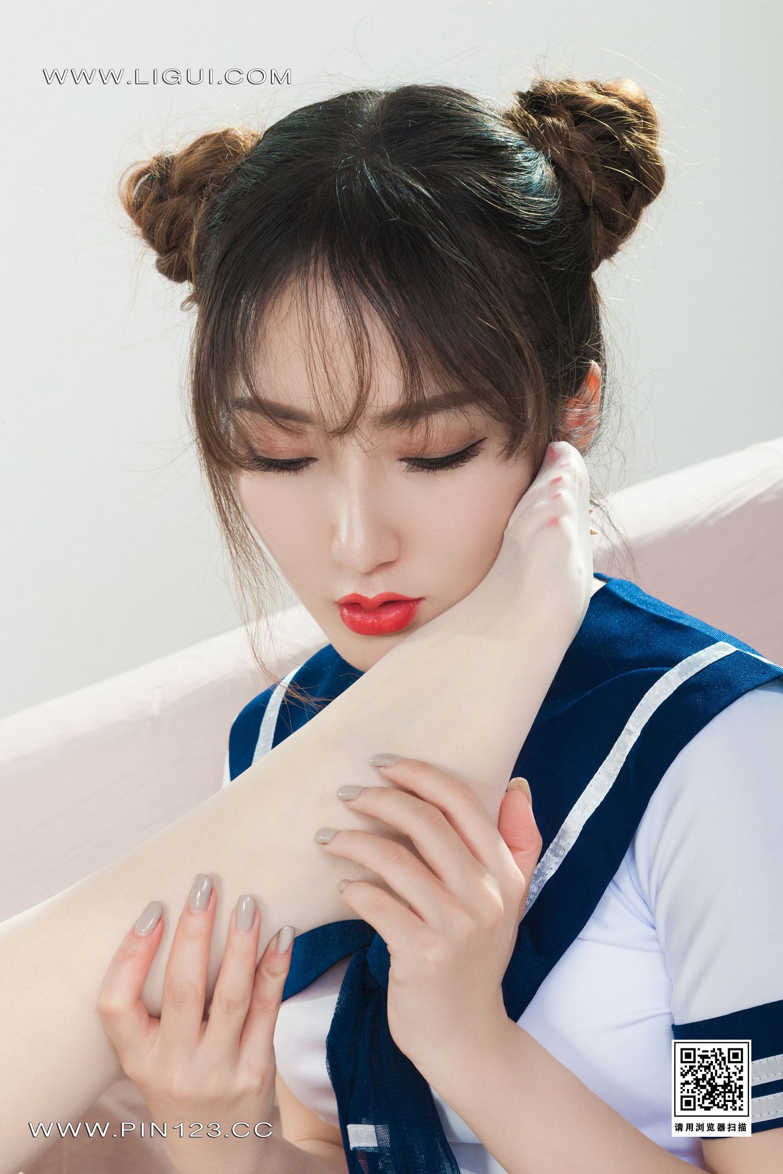 图片[8]-[Ligui丽柜]2023.03.02 《双生花》- 同桌的你（上） 心心＆汐汐-六色网