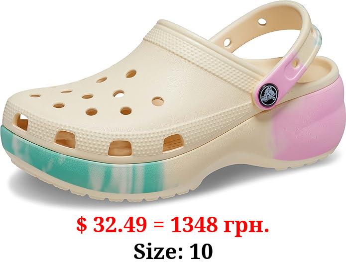 Crocs Women's Classic Platform Graphic Clog