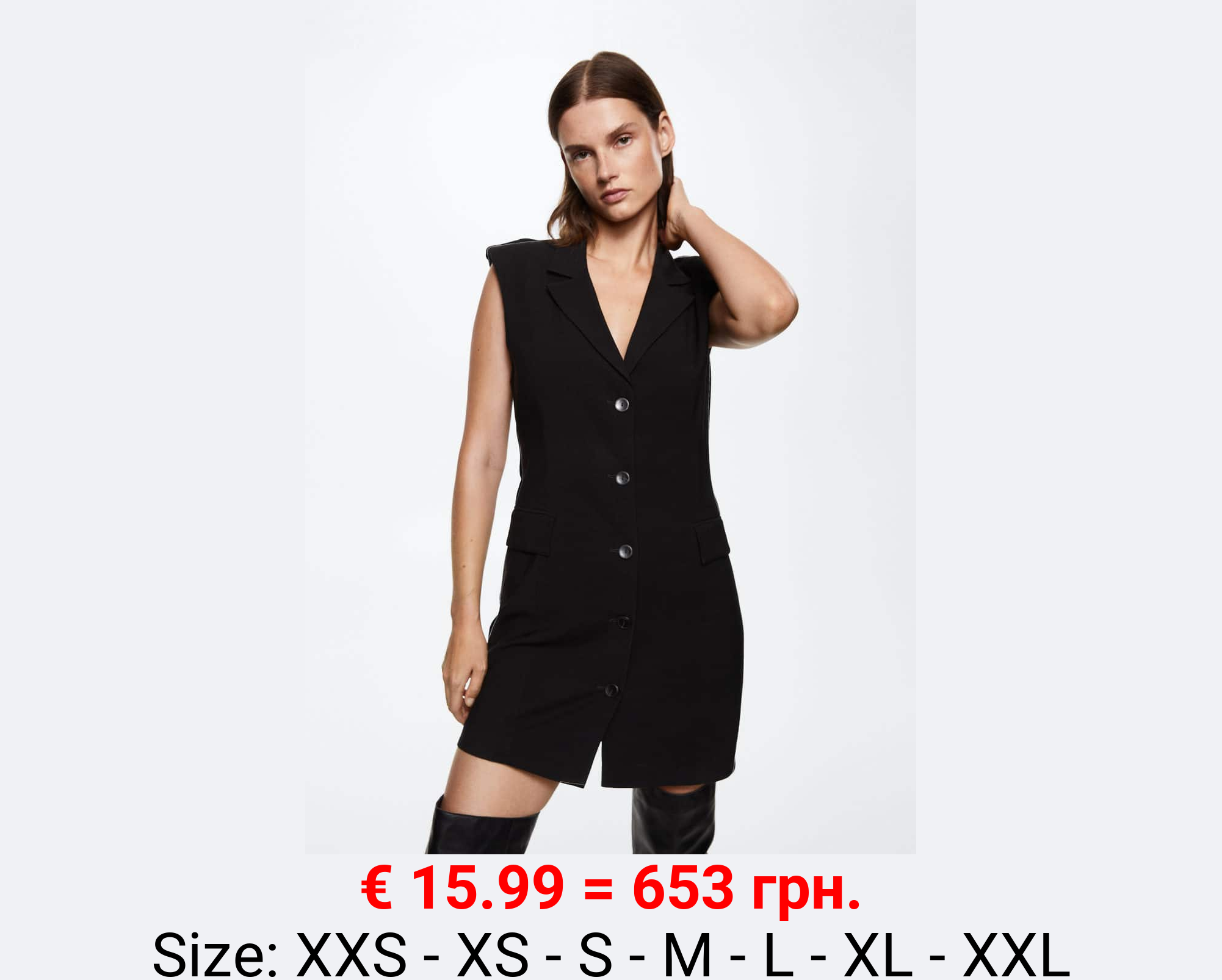 Vestido abertura espalda