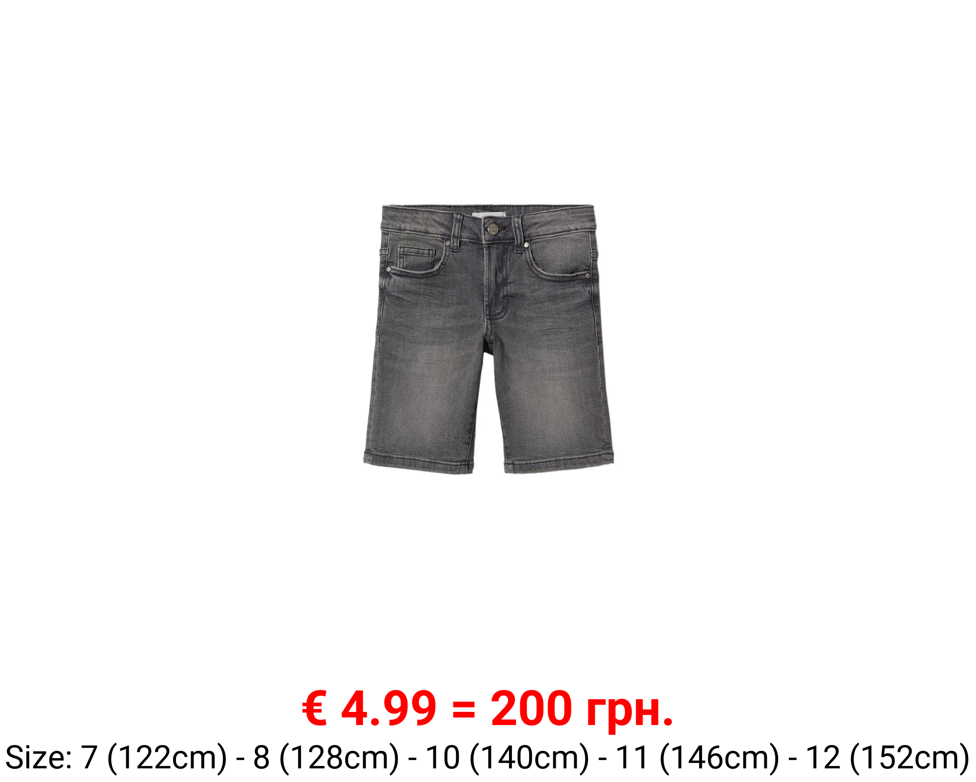 Bermudas denim algodón