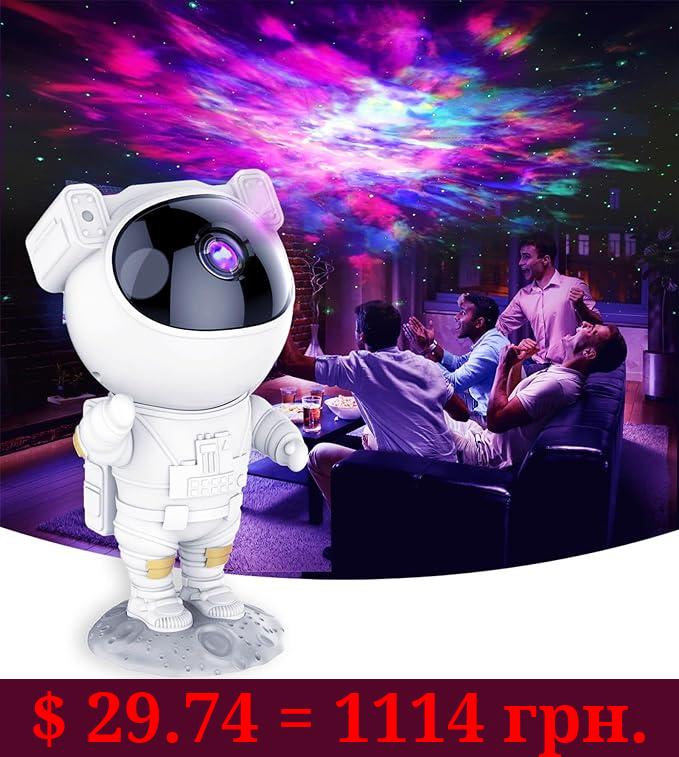 AUKYO Astronaut Star Projector - Galaxy Projector Light, Remote Control Spaceman Night Light with Timer, for Gaming Room, Gift for Kids Adults for Bedroom, Christmas, Birthdays, Valentine's Day etc